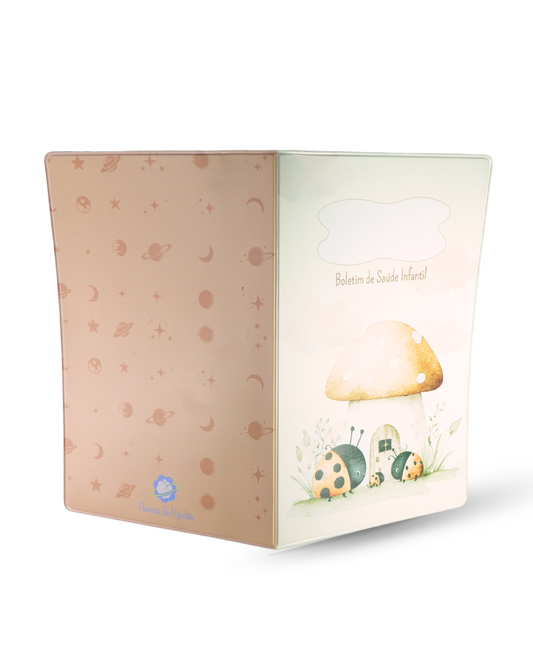 Capa para Boletim de Saúde Infantil - Joaninhas