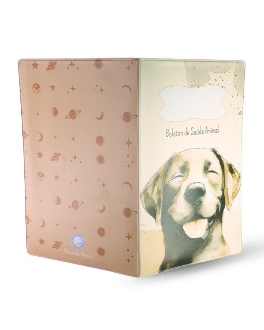 Capa para Boletim de Saúde Animal - Labrador Castanho