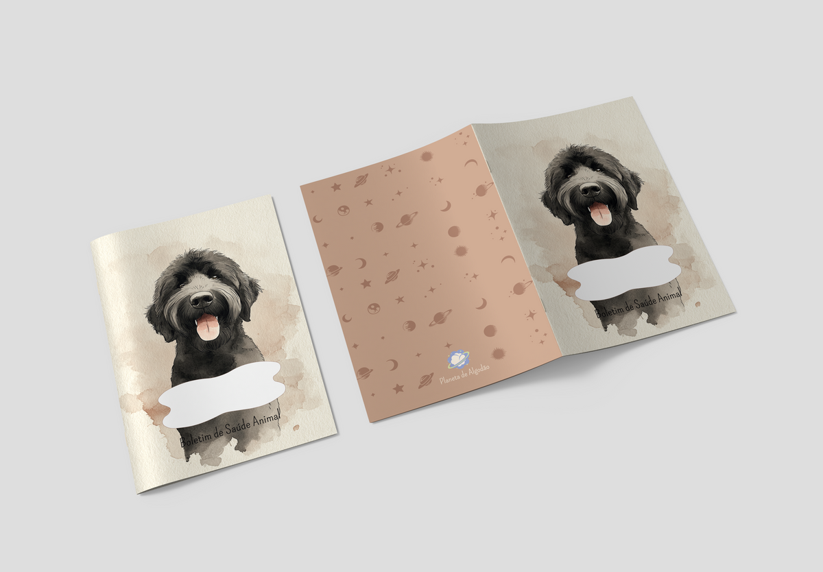 Capa para Boletim de Saúde Animal - Cão de Água