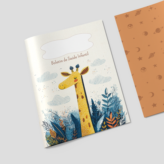 Capa para Boletim de Saúde Infantil - Girafa 2