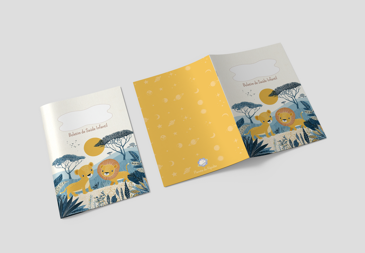 Capa para Boletim de Saúde Infantil - Leões 2