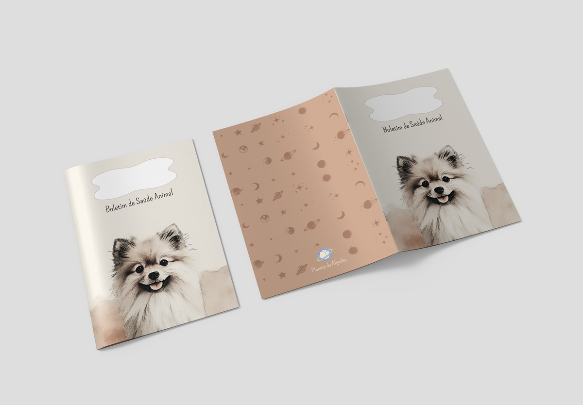 Capa para Boletim de Saúde Animal - Lulu da Pomerânia