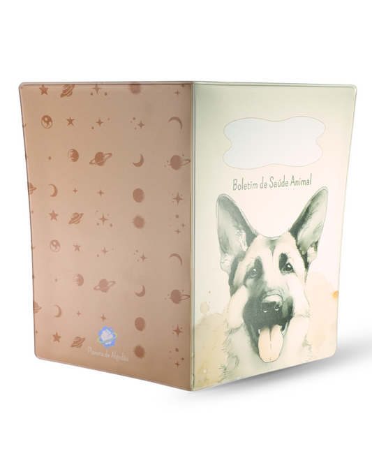Capa para Boletim de Saúde Animal - Pastor Alemão