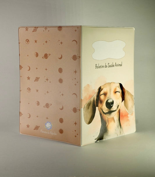 Capa para boletim de Saúde Animal - Dachshund