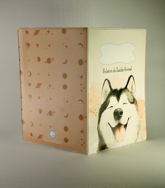 Capa para Boletim de Saúde Animal - Husky