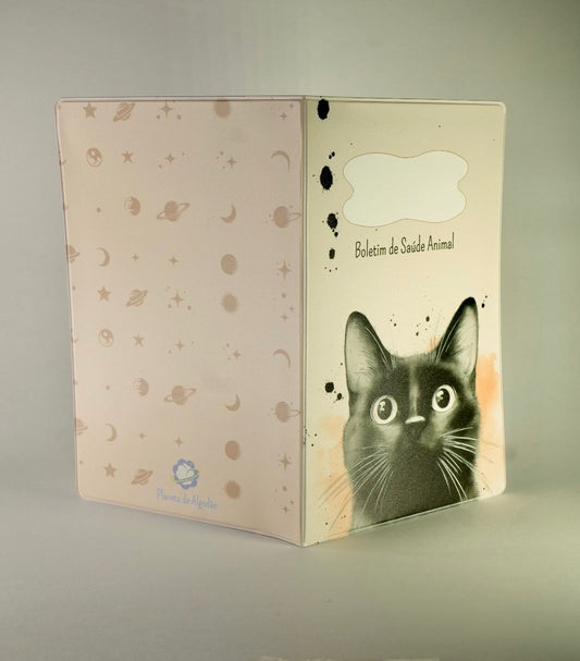 Capa para Boletim de Saúde Animal - Gato Preto