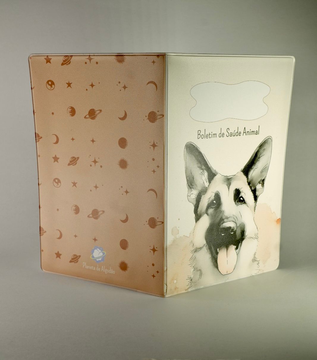 Capa para Boletim de Saúde Animal - Pastor Alemão