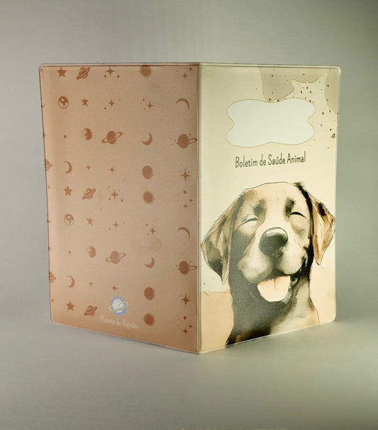 Capa para Boletim de Saúde Animal - Labrador Castanho