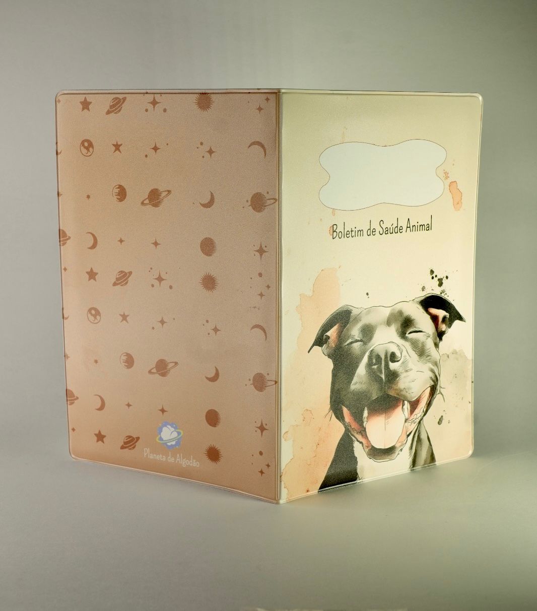 Capa para Boletim de Saúde Animal - Pitbull