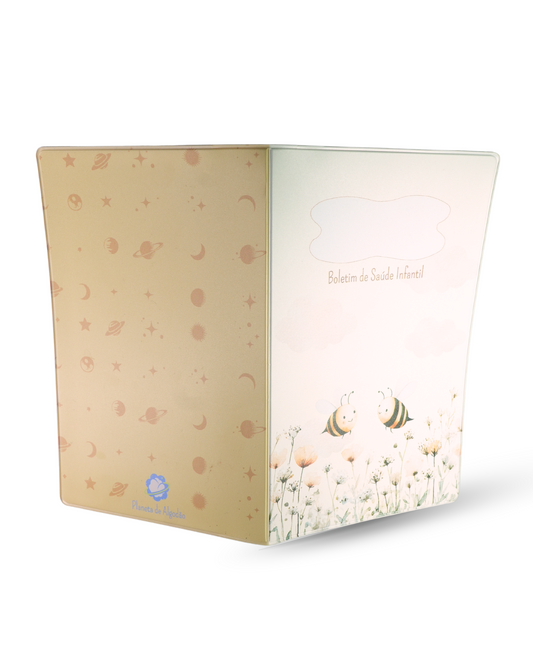 Capa para Boletim de Saúde Infantil - Abelhas
