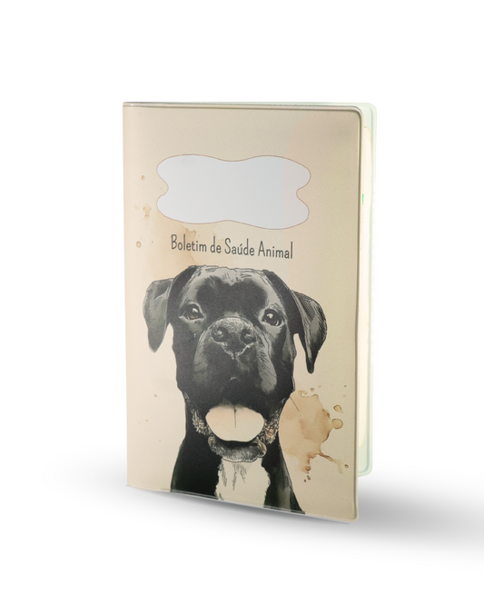 Capa para Boletim de Saúde Animal - Boxer