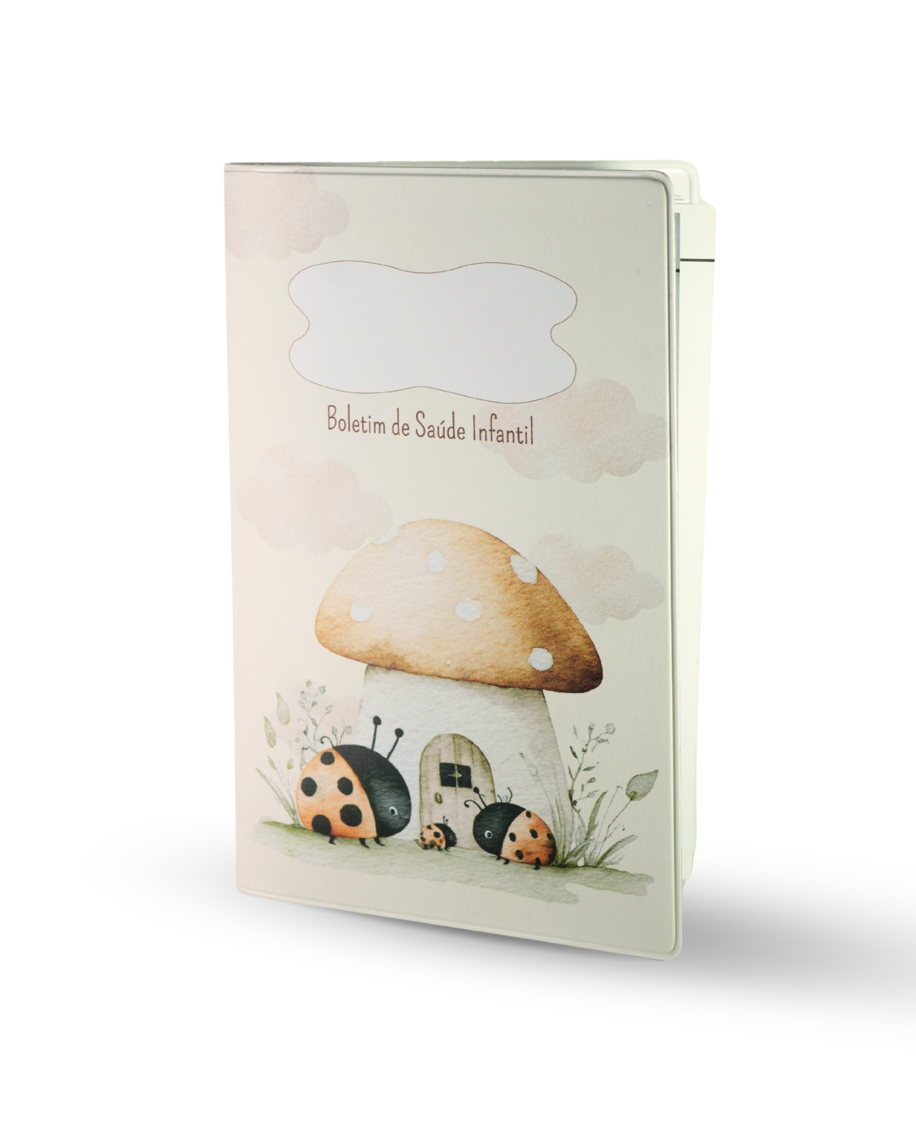 Capa para Boletim de Saúde Infantil - Joaninhas