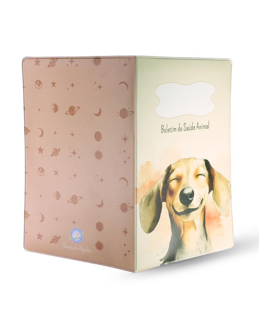 Capa para boletim de Saúde Animal - Dachshund
