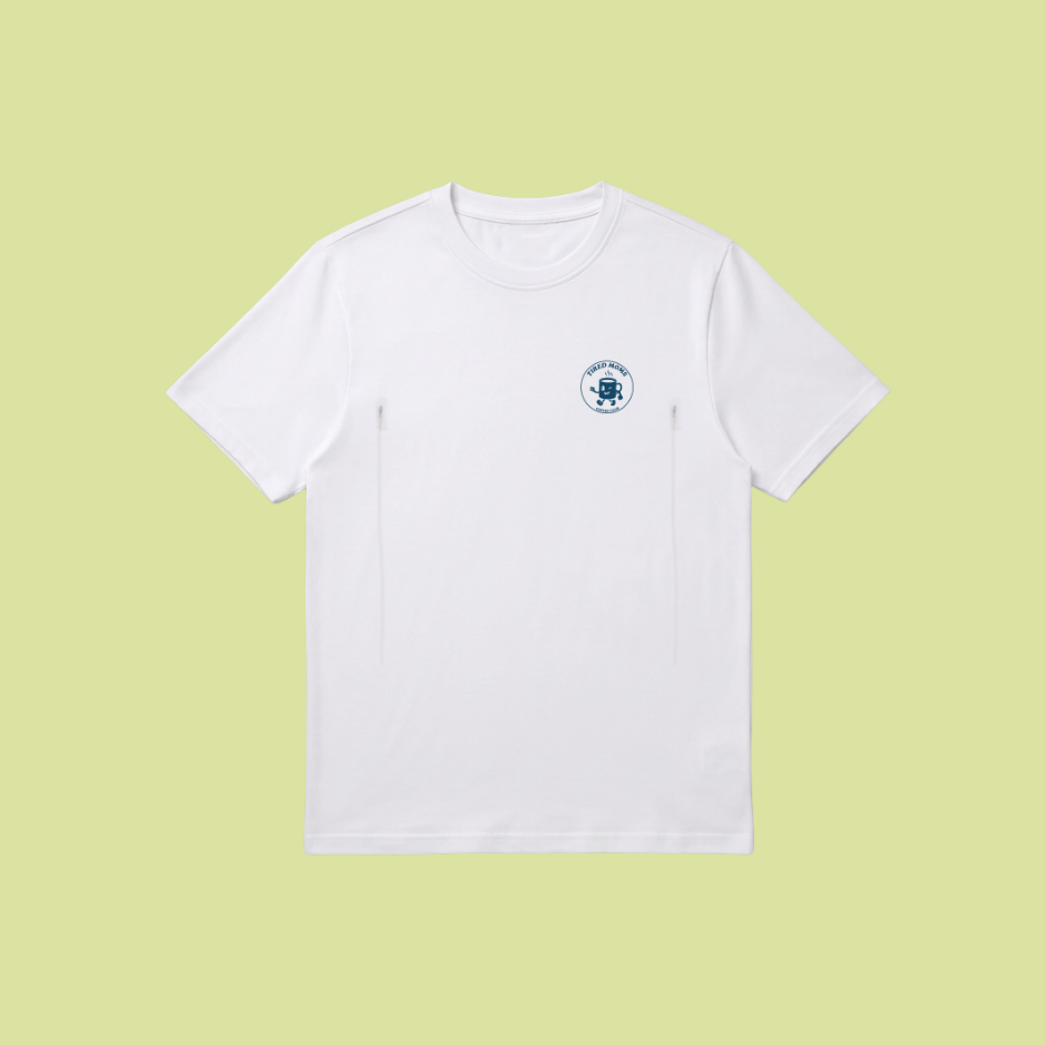 T-shirt de amamentação - Tired Moms Coffee Club
