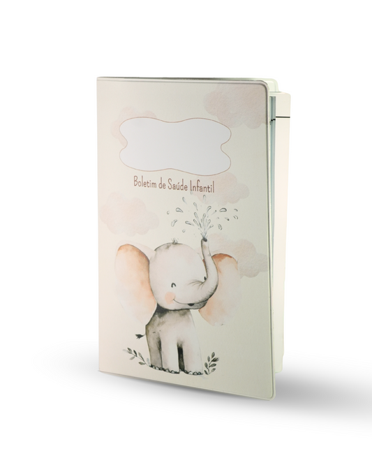 Capa para Boletim de Saúde Infantil - Elefante