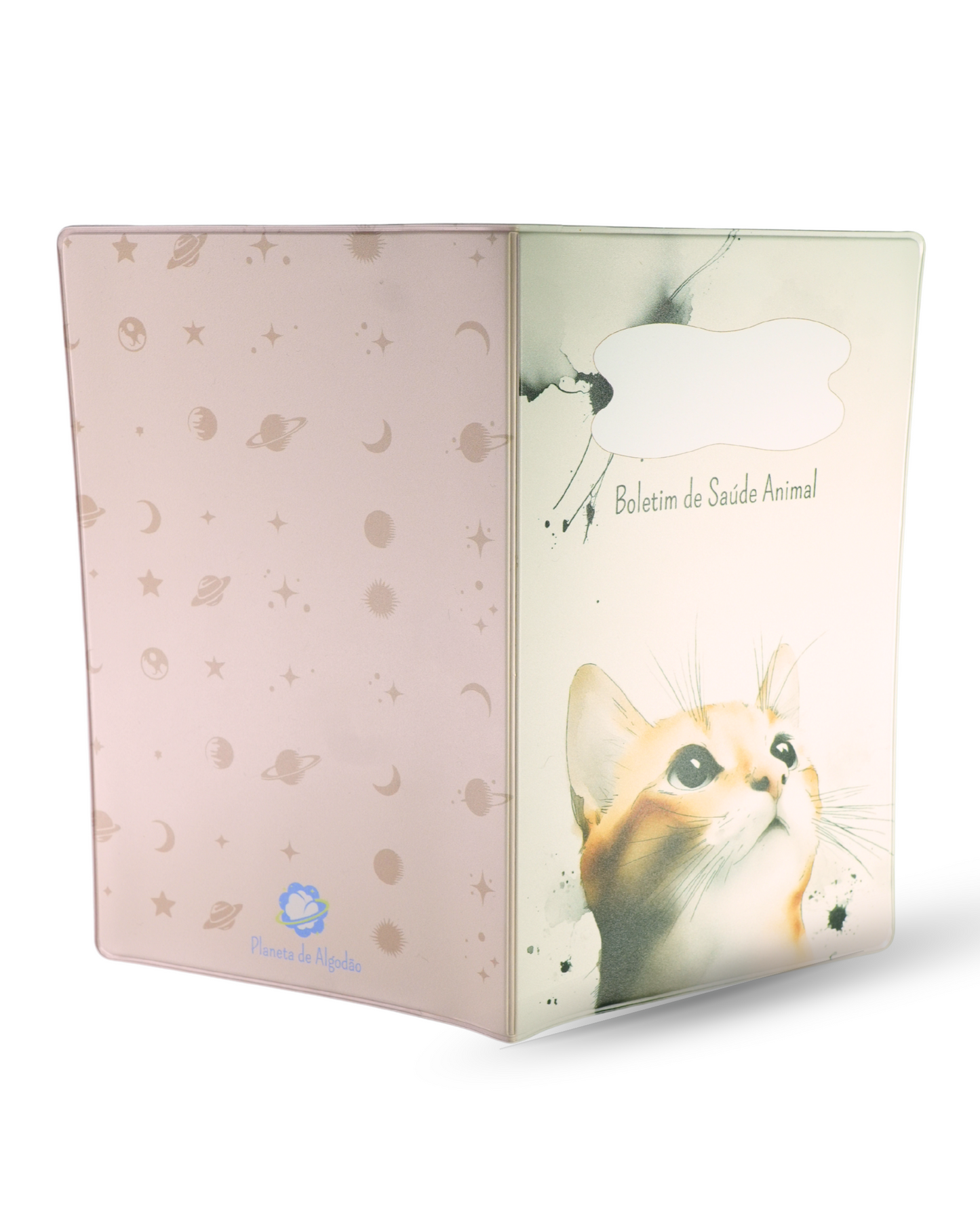 Capa para Boletim de Saúde Animal - Gato Laranja