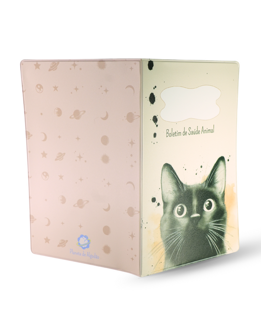 Capa para Boletim de Saúde Animal - Gato Preto