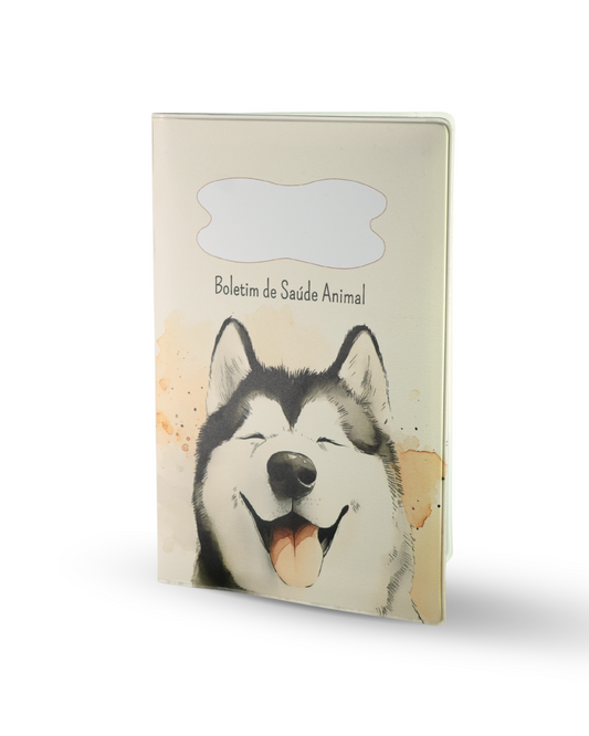 Capa para Boletim de Saúde Animal - Husky