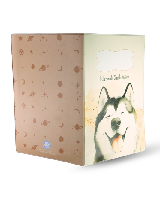 Capa para Boletim de Saúde Animal - Husky