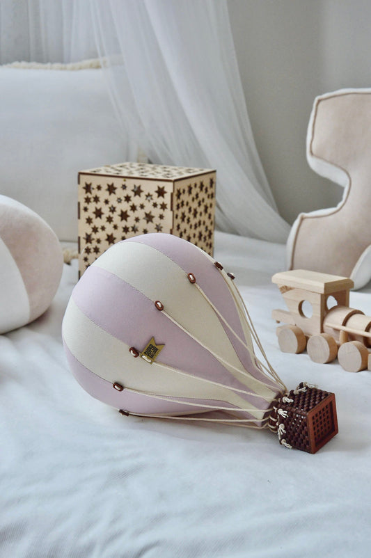 Balão de ar quente - Rosa