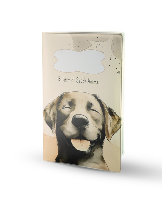 Capa para Boletim de Saúde Animal - Labrador Castanho