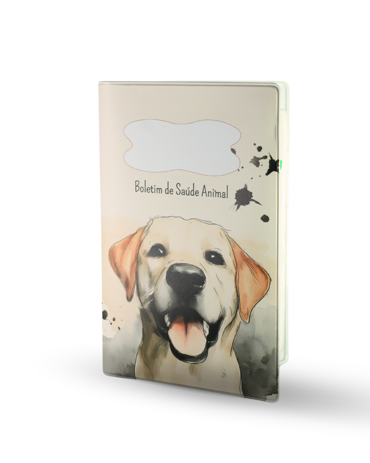 Capa para Boletim de Saúde Animal - Labrador Dourado