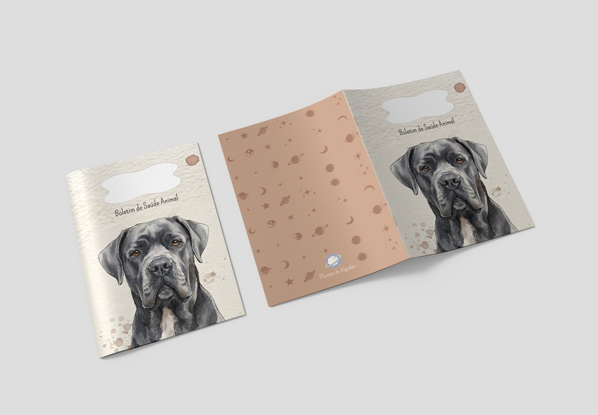 Capa para Boletim de Saúde Animal - Cane Corso