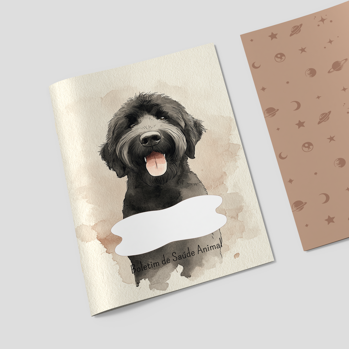 Capa para Boletim de Saúde Animal - Cão de Água