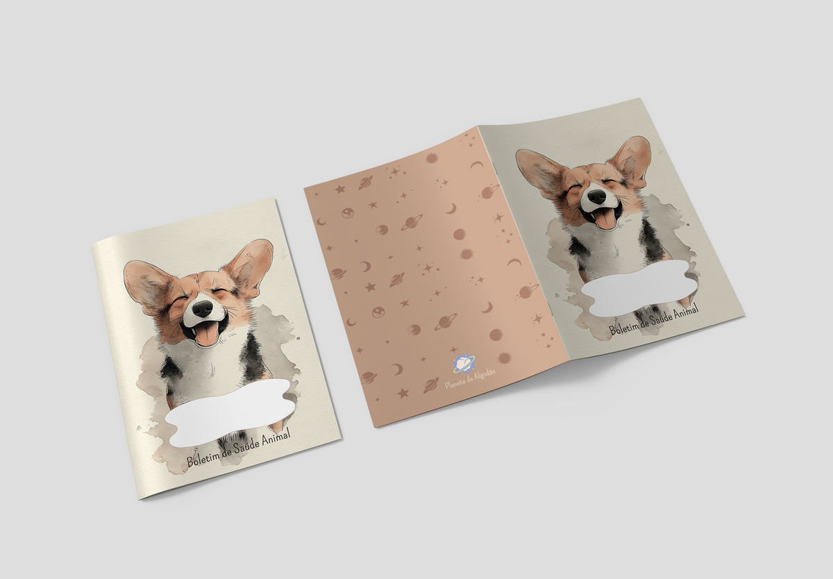 Capa para Boletim de Saúde Animal - Corgi