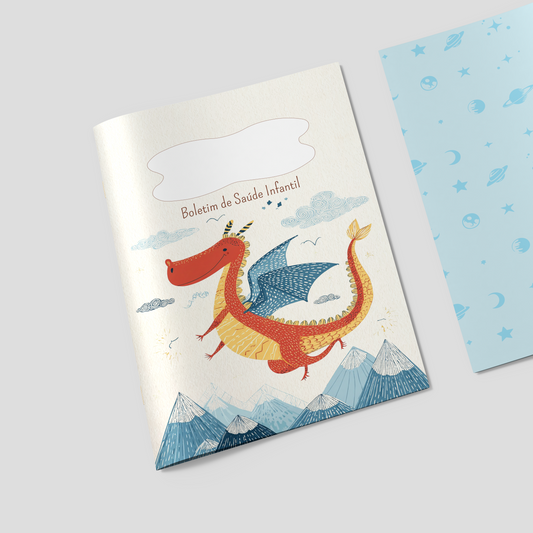Capa para Boletim de Saúde Infantil - Dragão 2
