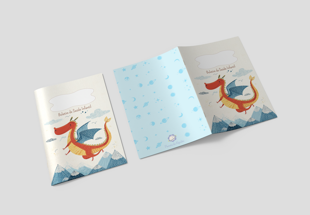 Capa para Boletim de Saúde Infantil - Dragão 2