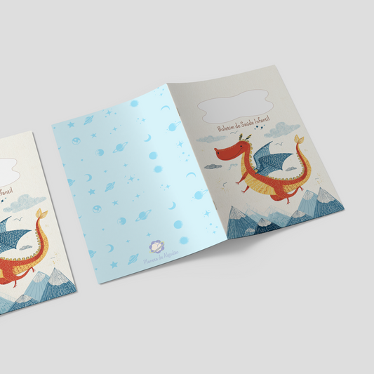 Capa para Boletim de Saúde Infantil - Dragão 2