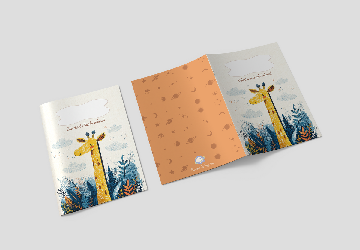 Capa para Boletim de Saúde Infantil - Girafa 2