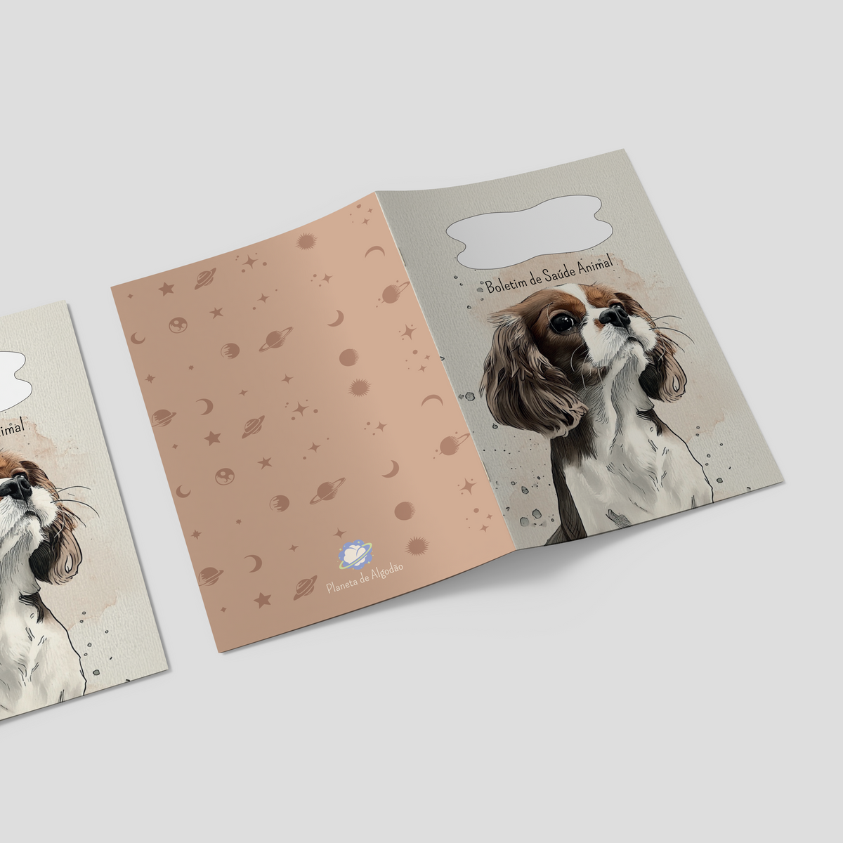 Capa para Boletim de Saúde Animal - Cavalier King Charles Spaniel