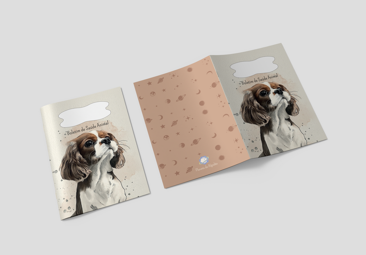 Capa para Boletim de Saúde Animal - Cavalier King Charles Spaniel