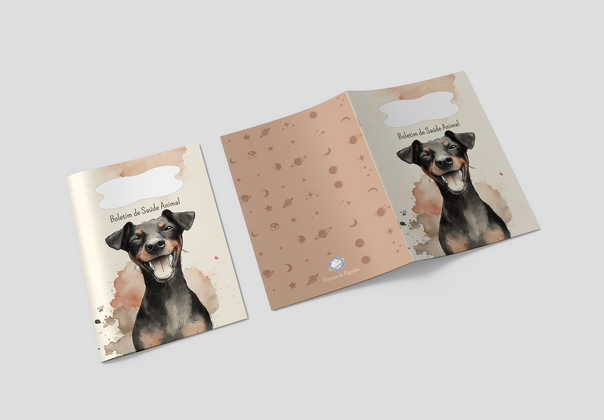 Capa para Boletim de Saúde Animal - Pinscher