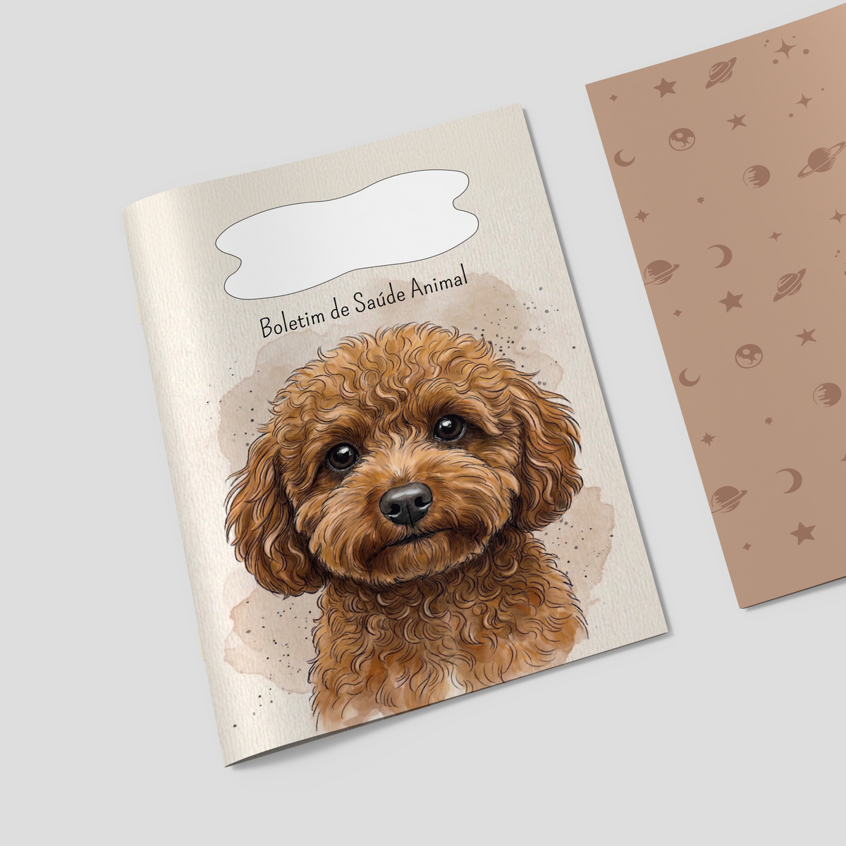 Capa para Boletim de Saúde Animal - Poodle Toy