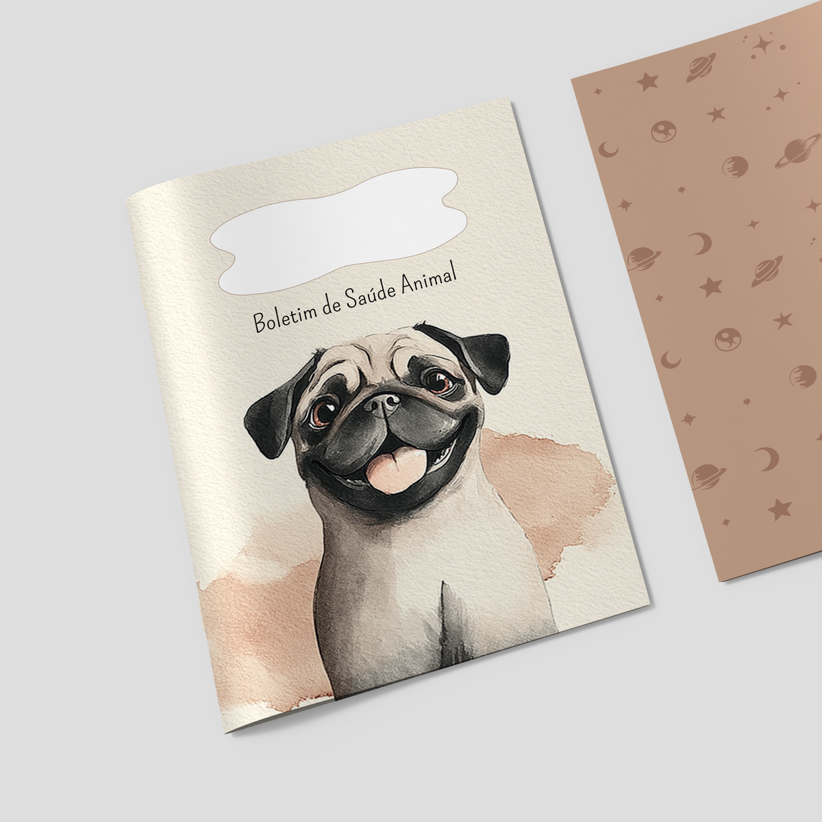 Capa para Boletim de Saúde Animal - Pug