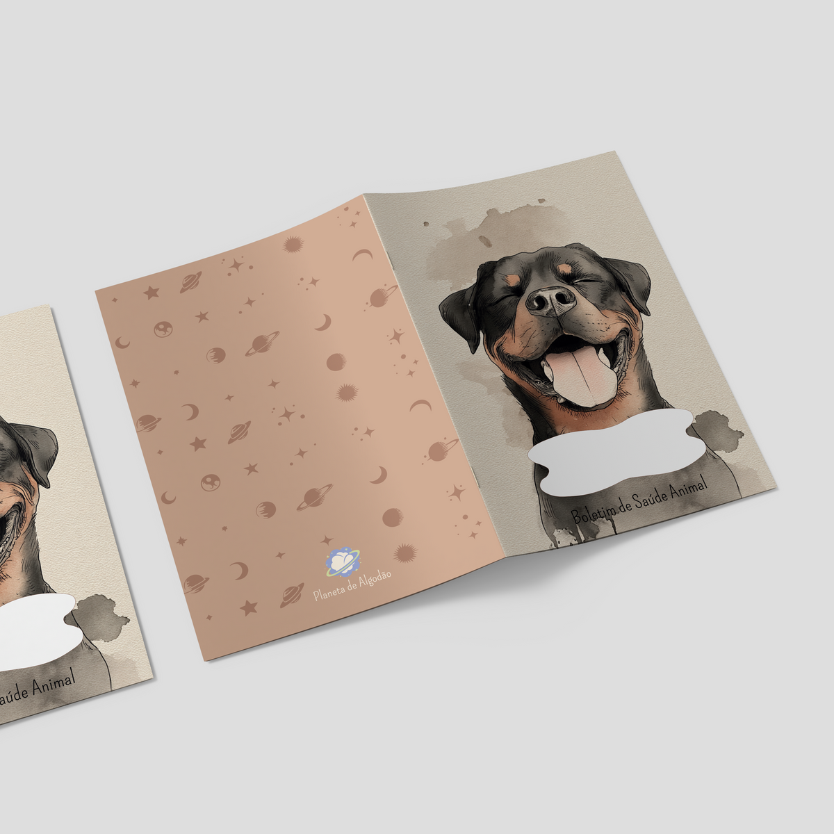 Capa para Boletim de Saúde Animal - Rottweiler