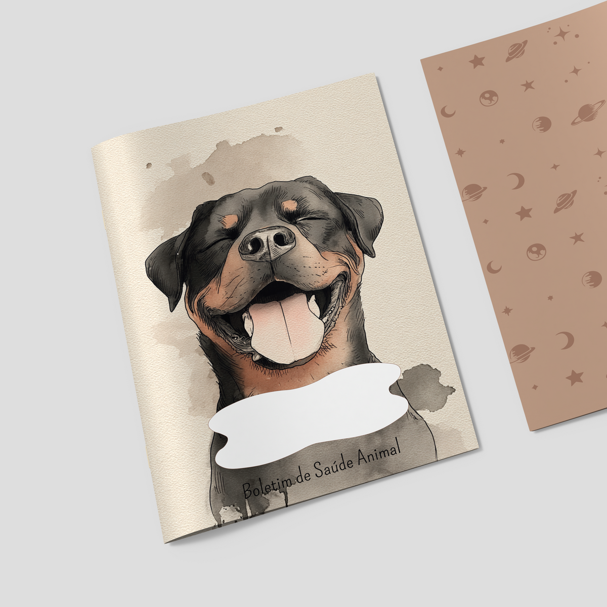 Capa para Boletim de Saúde Animal - Rottweiler