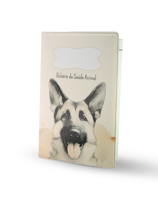 Capa para Boletim de Saúde Animal - Pastor Alemão