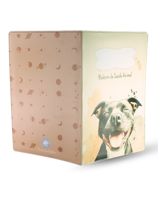 Capa para Boletim de Saúde Animal - Pitbull