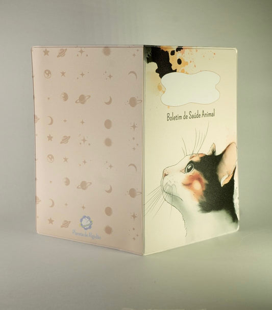 Capa para Boletim de Saúde Animal - Gato Tricolor