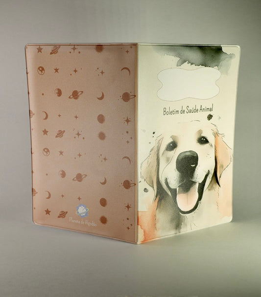 Capa para Boletim de Saúde Animal - Golden Retriever