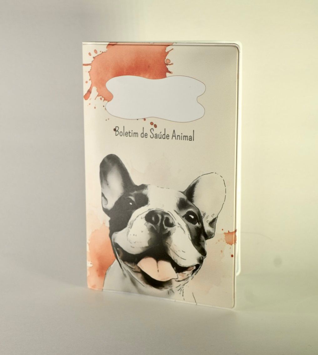 Capa para Boletim de Saúde Animal - Bulldog Francês