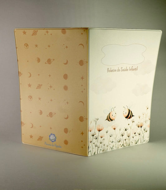 Capa para Boletim de Saúde Infantil - Abelhas