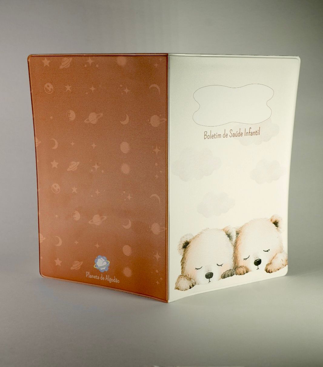 Capa para Boletim de Saúde Infantil - Ursos
