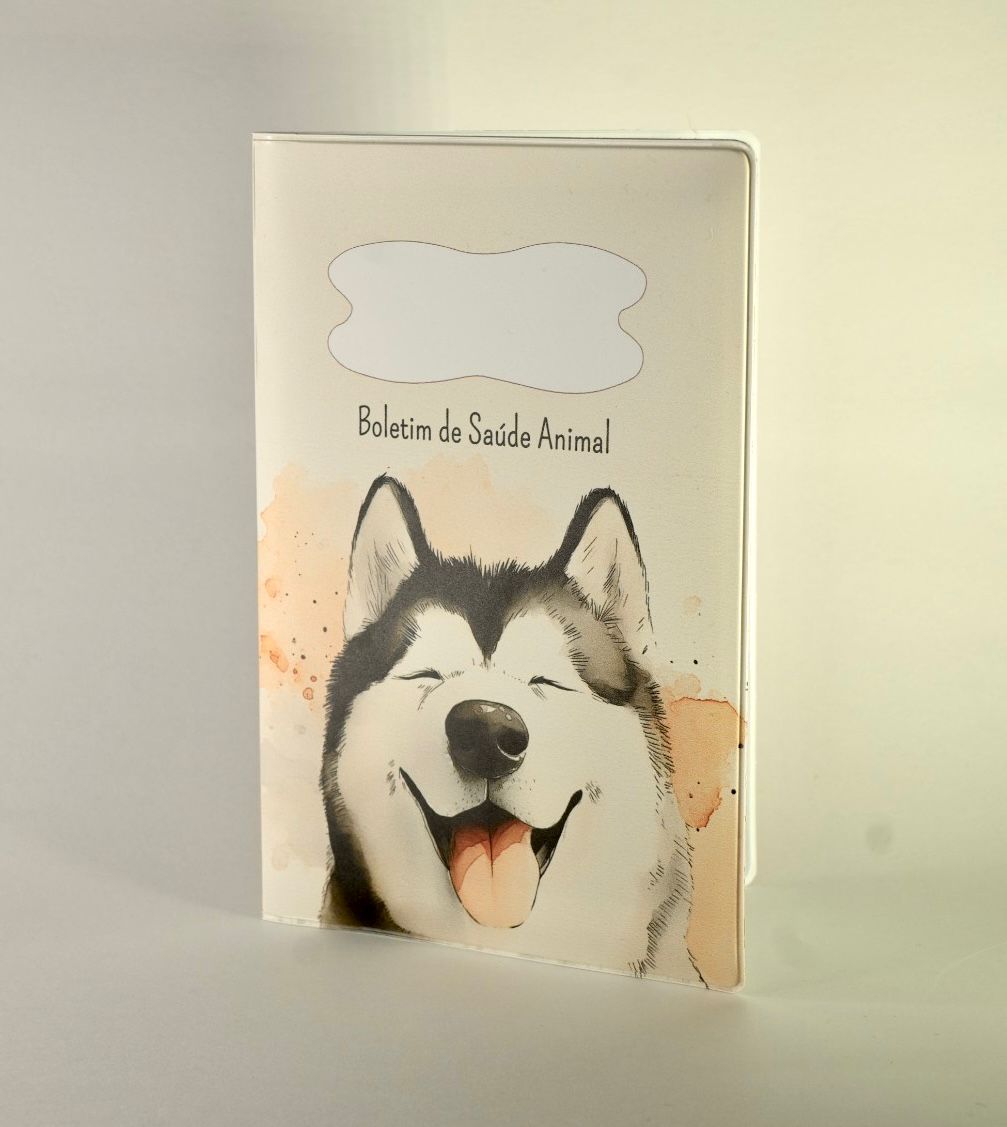 Capa para Boletim de Saúde Animal - Husky