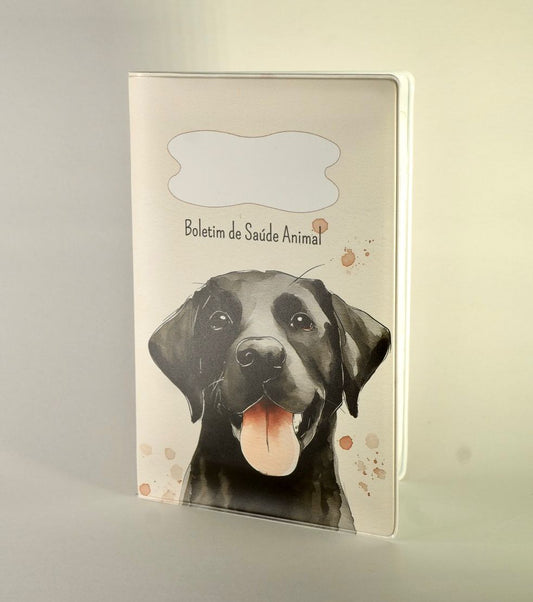 Capa para Boletim de Saúde Animal - Labrador Preto