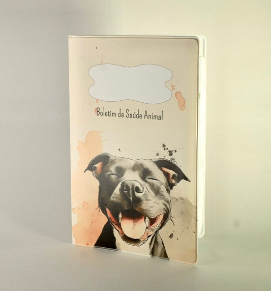 Capa para Boletim de Saúde Animal - Pitbull